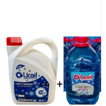 Licoil Süper Antifriz Mavi -37 C 3 Lt+oto Cam Suyu 5 Lt -12 C