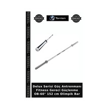 Delux Serisi Güç Antrenmanı Fitness Gereci Güçlenme Ob-60" 152 Cm Olimpik Bar Çok Renkli
