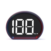 Xindoker 3 İnç Gps Araç Üstü Görüntüleyici, Hız Gösterimi Kmh/mph Seçenekli , Beyaz/yeşil Yazı Rengi, Abs Malzeme