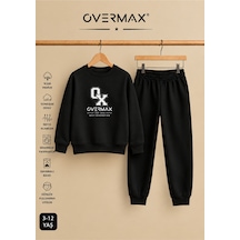 Overmax Baskılı Çocuk Sweatshirt & Eşofman Altı Takım 3-12 Yaş Siyah Üst-siyah Alt - 920690286 Siyah Üst-siyah Alt