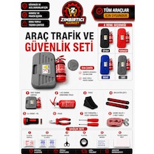 Trafik Ve Lüx İlk Yardım Setli Tüvtürk Onaylı Yeni Mevzuata Uygun Gri