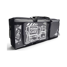 Pa5x, Kronos 2, Kronos 3, Pa700, Pa900, Pa1000 Uyumlu Baskılı Keyboard Org Softcase Taşıma Çantası Gri