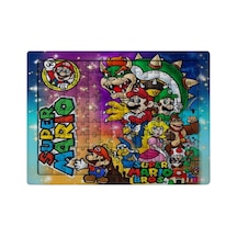 Ghostbastır Design Süper Mario 99 Parça Ayaklı Puzzle Dekoratif Çocuk Yapbozu 029