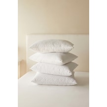 Ocean Home Textile 4'lü 900 Gr Kapitoneli Silikon Yastık Seti 50 X 70 Cm Beyaz