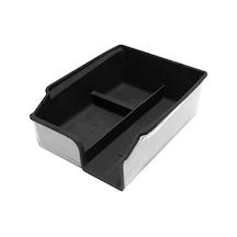 Mufunye Tesla Model 3 Y İçin Orta Konsol Düzenleyici Tepsi Araba Depolama Kutusu Yedeği, Siyah