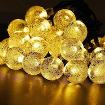 Vıp Kalite Gün Işığı Kristal Top Led Işık Crystal Led Light Ball Yılbaşı Ağacı Işığı Sarı Noel Işığı Renkli