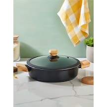 Falez Auris 24 Cm Basık Tencere 12v
