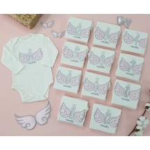 Papyon Baby Kids 0-12 Ay 12'li Badi Zıbın Seti Çıtçıtlı Badi Set