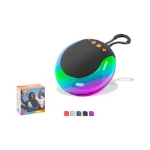 Hadron Bs26 Mini Bluetooth Hoparlör Fm Rgb 12 X 6 X 12.3 Cm