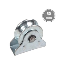 Rmt080 Sürgülü Demir Kapı İçin Tablalı Ray Makarası 80 Mm