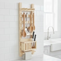 El İşçiliği: Delme Gerektirmeyen Kompakt Mutfak Organizer 60x40 Cm Diğer