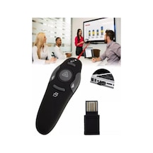 Store Profesyonel Laser Pointer 2.4ghz Usb Kablosuz Projeksiyon Sunum Kumandası Çok Renkli