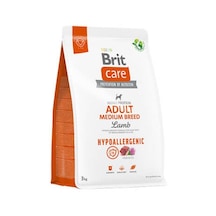 Hypoallergenic Adult Medium Breed Kuzulu Orta Irk Yetişkin Köpek Maması 3 Kg