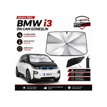 Bmw İ3 Şemsiye Tip Ön Cam Güneşliği Katlanabilir Uv Korumalı Araç Cam Güneşlik