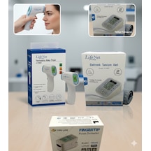 Tansiyon Aleti, Ateş Ölçer, Oximetre 3'lü Set