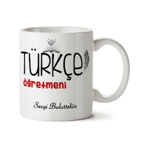 Kişiye Özel Türkçe Öğretmeni 5 Kupa Bardak Çok Renkli