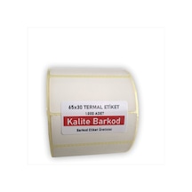 65x30 Termal Etiket | Rulo Barkod Etiketi