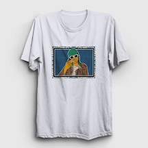 Presmono Unisex Nirvana Kurt Cobain T-shirt Beyaz