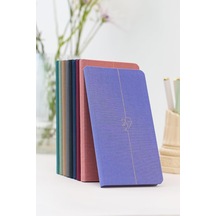 Tr 2027 Yılı Haftalık Keten 9x17 Cm Cep Ajandası 12 Aylık Lila Genel