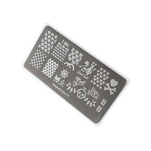 Nail Art Stamping Baskı Plakası S10