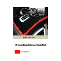 Ford Mondeo 1993-1998 3d Özel Yeni Torpido Koruma Kılıfı - Ön Göğüs Panel Kaplama - Kırmızı Şerit