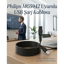 Philips Multigroom Mg5942 Uyumlu 5v Usb Şarj Kablosu