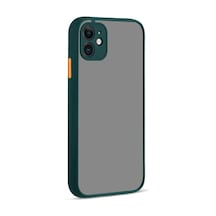 Apple iPhone  Uyumlu,  12 Kılıf Montreal Silikon Kapak - Yeşil