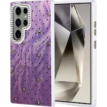 Samsung Uyumlu Galaxy S23 Ultra Kılıf Blade Aynalı Desenli Kapak Desen 2