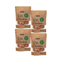 Çiğ Badem Içi Premium Işlenmemiş Raw Vegan Atıştırmalık- 4 Adet X 150 Gr