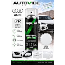 Audi Ly9c Beyaz Volkswagen Audi Skoda Seat Onarım Yenileme Çizik Giderici Sprey Boya - Sprey Basım