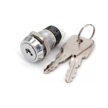Mr-195c 19mm Anahtarlı Swıtch Metal Anahtar 0-1 19mm
