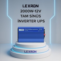 Lexron 2000w 12v 2000 Watt Tam Sinüs İnverter Ups Şarjlı