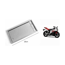 Plakalik Motorsiklet Paslanmaz Krom Adet 16Cmx25Cm