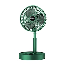 Fan Katlanabilir Uzayabilir Taşınabilir Kablosuz Şarjlı Portatif Masa Üstü Vantilatör Fan