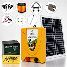 Gediz Eko 3000m2 Güneş Enerjili - Sensörlü Elektrikli Çit Sistemi