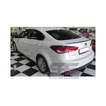 Kia Cerato Bagaj Üstü Slim Spoiler Piano Black Parlak Siyah (Sts Oto Aksesuar) 01