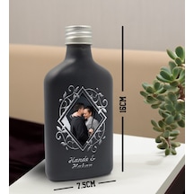 Bk Gift Kişiye Özel İsimli Fotoğraflı Cam Şişede Kolonya 200 Ml 80 Derece, Özel Tasarım Şişe, Hediye Kolonya