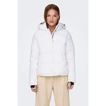 Only Kadın Ann Premium Puffer Şişme Mont - 15287909 Beyaz