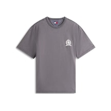 Tommy Hilfiger Tjm Rlx Crest Play T, Bds Gri Erkek T-shirt