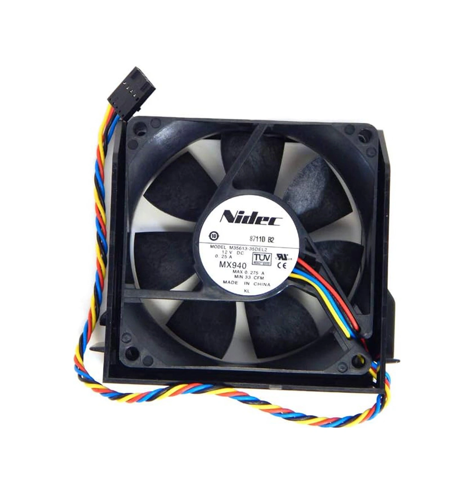 Nidec 80x80x25mm 4 Kablo 12v 0.25a Fan M35613-35del2