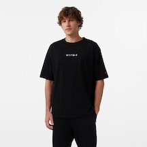Unıted4 Regular Fit Erkek Siyah T-shirt Pancu