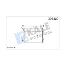 Kale 050abc080 Klima Radyatörü Kondenser Renault Clıo Iv 12 Captur I 13 Symbol Iıı 14 Dacıa Logan Mcv Iı 14 Dokker 12 Duster 10 Sandero Iı 12 0.9tce 1.0sce 1.2tce 1.5dci 1.6 921001908r- 921006454r- 921006843r
