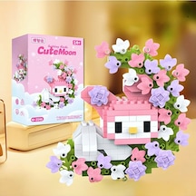 Brıcks My Melody Çiçekli Ay Tasarımlı Dekoratif Yapı Blok Seti