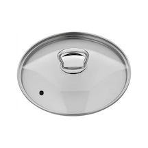 Teflon Granit Döküm Tencere Tava Sahan Için Cam Kapak 32 Cm Cam Kapak Tenceresiz