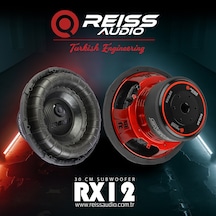 Reiss 30cm Bass - Reiss Rs-rx12 Çift Bobin 2000w 600rms Subwoofer 30cm - 4 + 4 Ohm Profesyonel Bass