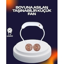 Mey İthalat Usb Şarjlı Katlanabilir Mini Boyun Fanı 1 3 Saat Kullanım