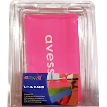 Pembe Hafif Direnç Pilates Yoga Spor Egzersiz Direnç Lastiği 1500x15x0,35 Mm Pembe