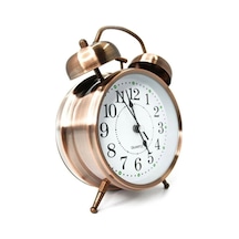 Nostaljik Çalar Saat Retro Tasarım, Sessiz Akan Mekanizma, Yüksek Sesli Alarm, Masa Ve Komodin İçin Dekoratif Saat 5570 Sarı