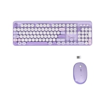 Twotech SMK-640M Renkli Tuşlu Kablosuz Türkçe Q Klavye Mouse Set