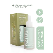 Avokado Özlü Akne/leke Karşıtı Onarıcı Yüz Sütü 150 Ml Niacinamide, Salisilik Asit, Zinc